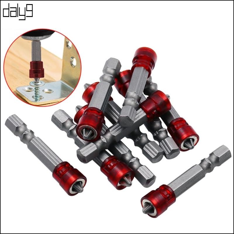 Magnetic Screwdriver Bit Cross-head Electric Drill Screw Driver Bits 1/4'' Hex