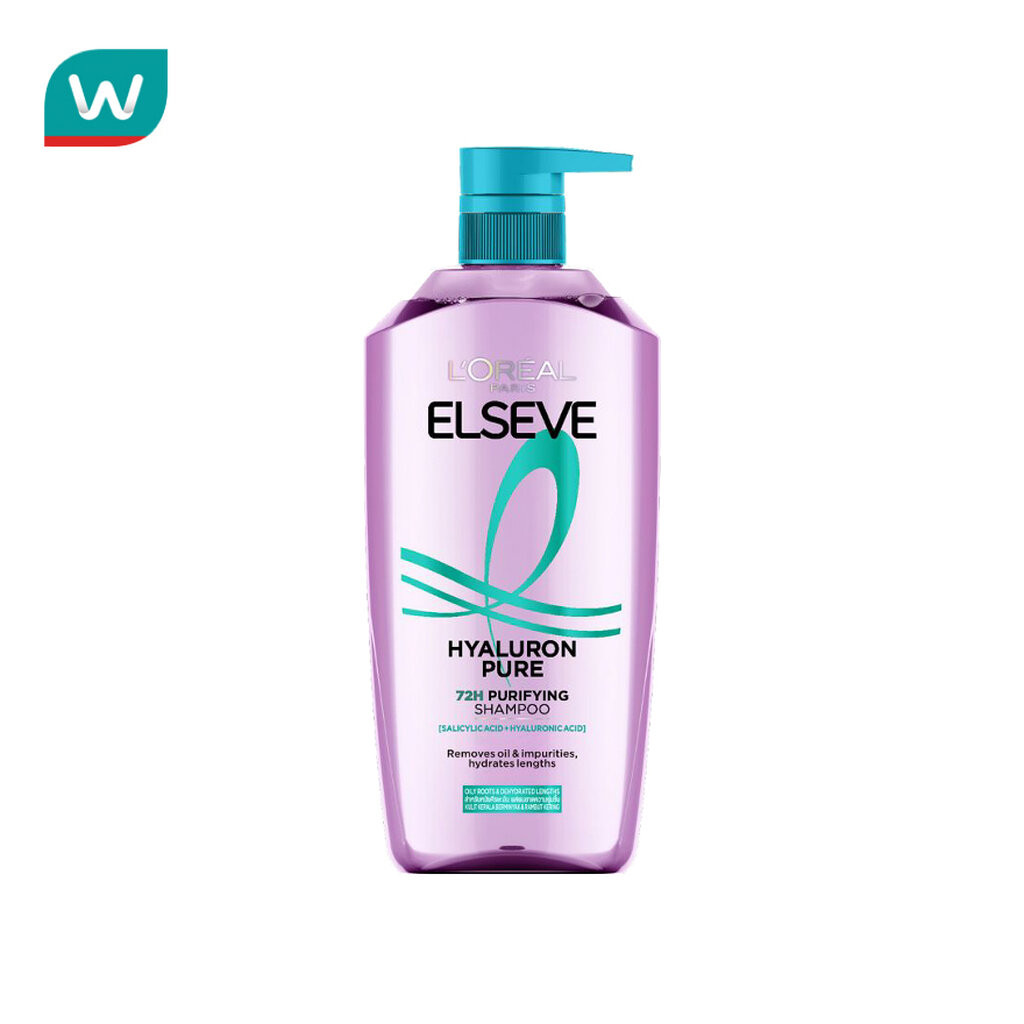 L'Oreal Paris ลอรีอัล ปารีส เอลแซฟ แชมพู ไฮยาลูรอน เพียว 72เอช เพียวริฟายอิ้ง 40