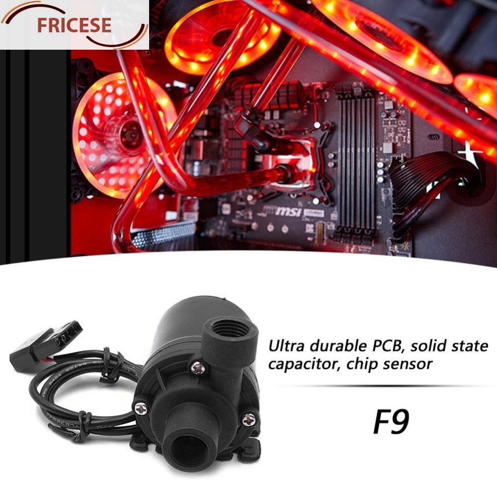 F9 12V ปั๊มน้ํา Molex 4 Pin Connector สําหรับ PC CPU Water Cooling System 9W [Fricese.th]
