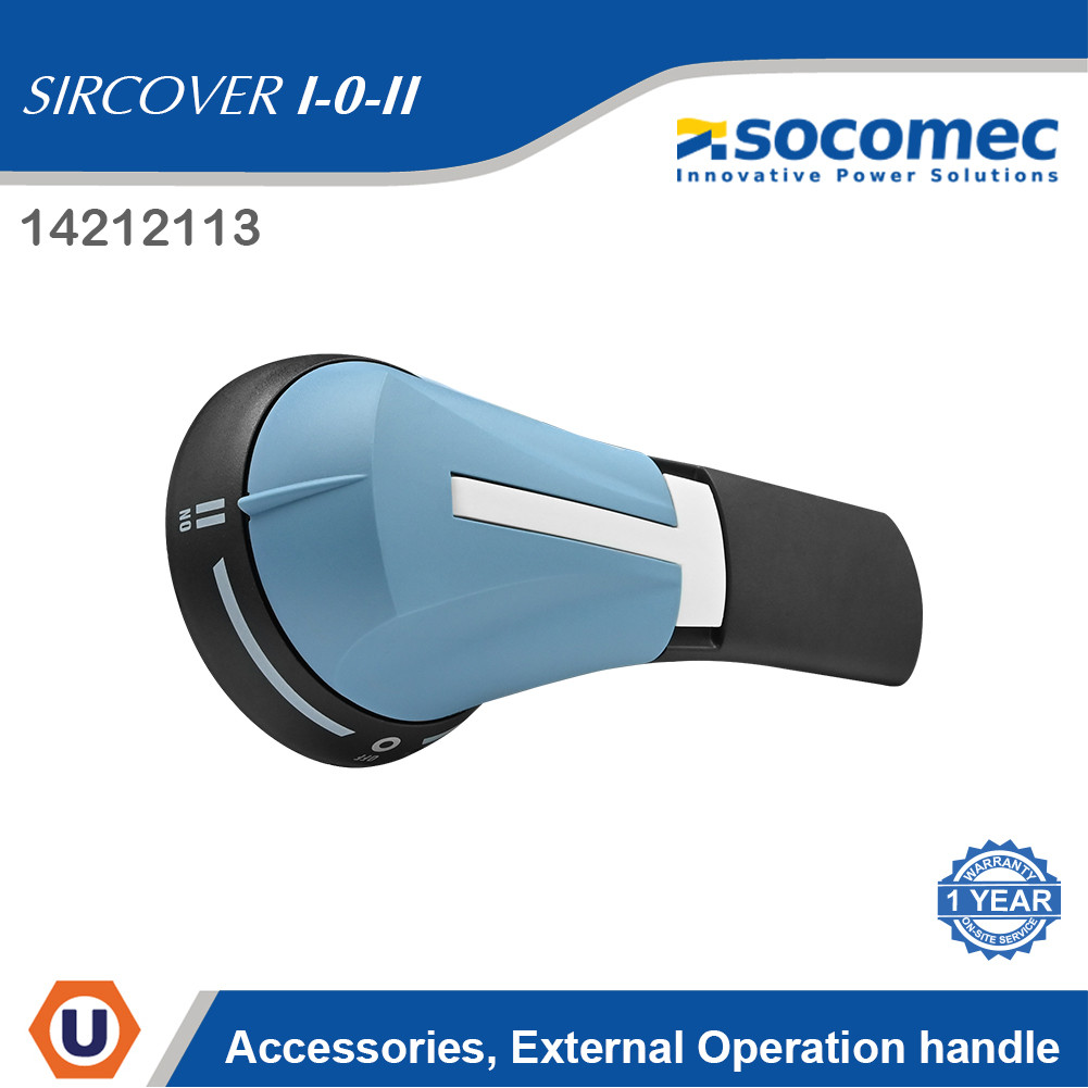 Socomec Accessories External Operation Handle SIRCOVER I-0-II Black IP55 | 14212113 | Ucanbuys