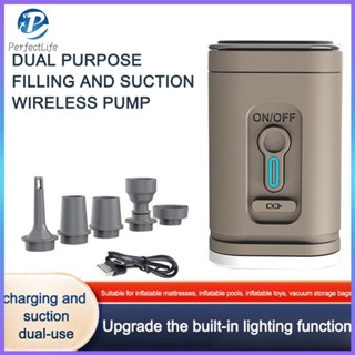 🚚จัดส่งในประเทศไทย🚚Camping Light ปั๊มลมไฟฟ้า 1200mAh เครื่อง…