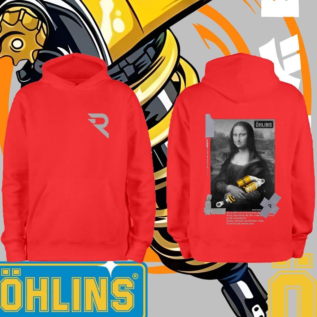 2024 เสื้อฮู้ด OHLINS x Mona Lisa เท่มาก...Made in Thailand คุณภาพเยี่ยม รูปแบบใหม่