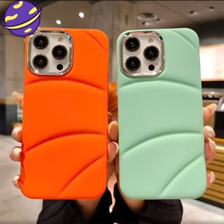 เคสโทรศัพท์ซิลิโคน TPU แบบนิ่ม สีพื้น สําหรับ IPhone 15 14 11 13 12 Pro Max 15 14 Plus