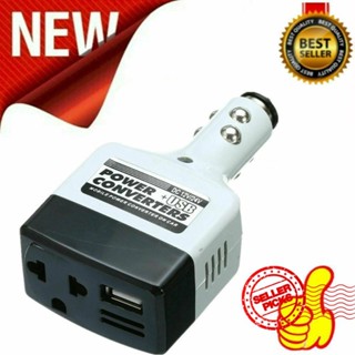 อะแดปเตอร์แปลงไฟอินเวอร์เตอร์ 12V 24V DC เป็น 220V Z0K7 USB Plug Ad F2S8 สําหรับรถยนต์