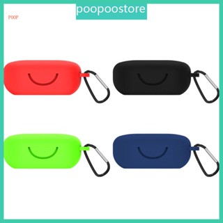 Poop เคสซิลิโคน น้ําหนักเบา พร้อมคาราบิเนอร์ สีดํา ฟ้า แดง เขียว สําหรับ Sport X10