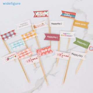 Widefigure ป้ายธงแบนเนอร์ ลายหมี สองด้าน สําหรับตกแต่งเค้กวันเกิด งานแต่งงาน