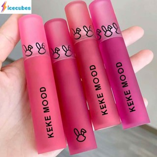 Kekemood Macaron Lip Mud Matte Fog Lip Glaze ลิปสติก ICECUBES