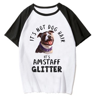 เสื้อยืด ลาย Amstaff y2k ตลก สําหรับผู้หญิง