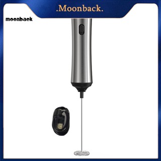 &lt;moonback&gt; เครื่องตีฟองนม พร้อมปุ่มกด ถอดง่าย พกพาง่าย ชาร์จได้ สําหรับตีฟองนม