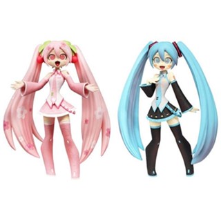 พร้อมส่ง ฟิกเกอร์ Furyu Hatsune miku Sakura miku V ของแท้ สําหรับตกแต่งบ้าน