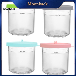 &lt;moonback&gt; ถ้วยเก็บไอศกรีม ไอศกรีม ไร้สาร Bpa กันรั่วซึม ใช้ซ้ําได้