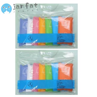 Janfat เสื้อกันฝน PE แบบหนา สีพื้น แบบใช้แล้วทิ้ง สําหรับผู้ใหญ่ 2 ชุด