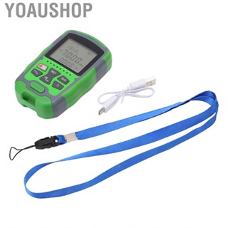 Yoaushop Digital Display Optical Power Meter -70-+10dbm Cable Tester Rechargeable