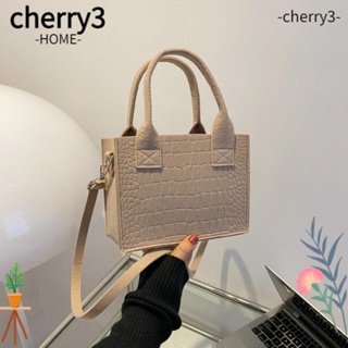 Cherry3 กระเป๋าถือ กระเป๋าสะพายไหล่ สะพายข้าง หนัง PU ขนาดเล็ก เรียบง่าย สําหรับสตรี 2023