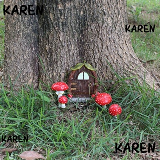 Karen โนมเรซิ่นเรืองแสง รูปเห็ด ขนาดเล็ก สําหรับตกแต่งบ้าน