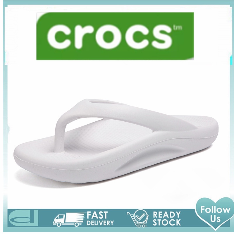 รองเท้าแตะผู้ชายรองเท้าแตะชายหาดรองเท้าแตะชายหาดผู้ชาย * Crocs_Slides man flip fitflop ผู้ชายขนาดใหญ่ 45 46 รองเท้า