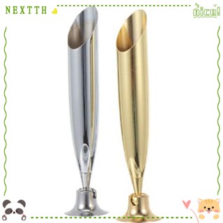 Nextth ที่วางปากกา ดินสอ โลหะ สีทอง สีเงิน สําหรับสํานักงาน 2 ชิ้น