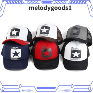 Melodygoods1 หมวกเบสบอล ผ้าฝ้าย ปรับได้ ระบายอากาศ