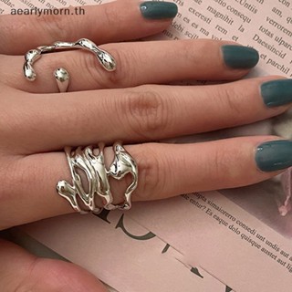 Aa มาใหม่ แหวนแฟชั่น แฮนด์เมด กลวง ไม่เหมือนใคร ของขวัญ สําหรับผู้หญิง TH