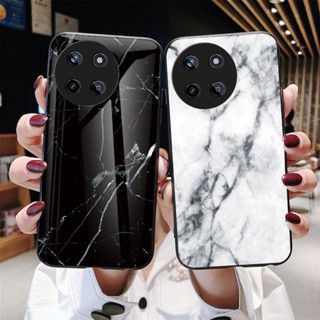 เคสโทรศัพท์มือถือกระจกนิรภัย TPU แบบนิ่ม ขอบแข็ง กันกระแทก สําหรับ Realme 11 4G Realme 11 4G