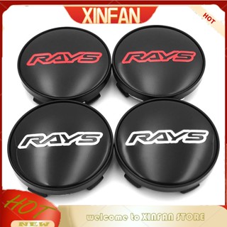 Xinfan ฝาครอบดุมล้อรถแข่ง Volk Rays TE37 CE28 RE30 60 มม. 4 ชิ้น