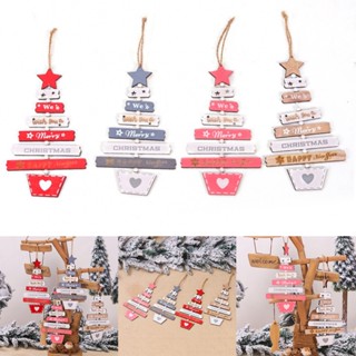 ⚡XMAS⚡Christmas Wooden Pendant Door Decorations Xmas Tree Ornaments High Quality