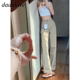 DaDulove💕 New American Ins High Street Khaki Casual Pants Niche High Waist Loose Wide Leg Pants plus Size Trousers