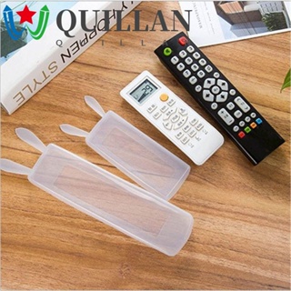 Quillan ฝาครอบรีโมทคอนโทรล กันฝุ่น กันกระแทก ซิลิโคนใส หูกระต่าย เรืองแสง เครื่องปรับอากาศ