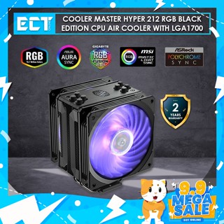 Cooler Master Hyper 212 RGB Black Edition CPU แอร์คูลเลอร์ พร้อม LGA1700 (RR-212S-20PC-R2)