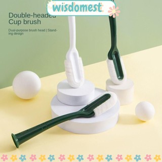 WISDOMEST แปรงขัดหม้อ กระทะ ด้ามจับยาว สําหรับล้างจาน