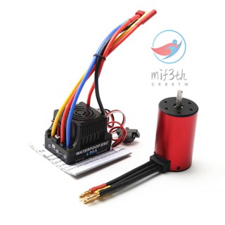 มอเตอร์ไร้แปรงถ่าน S3660 3300KV 80A ESC กันน้ํา แบบเปลี่ยน สําหรับรถบังคับ Traxxas WLtoys Tamiya 1 8 1 10