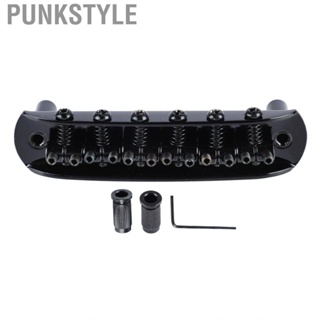 Punkstyle Electric Guitar Bridge Good Stability Great Vibrational Transferring Tailpiece Roller Saddle for Party