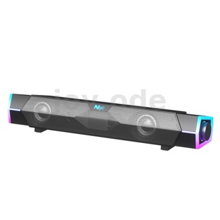 Niye ลําโพงซับวูฟเฟอร์บลูทูธ 5.3 2W*2 ความถี่เต็ม 52 มม. ไฟ RGB แบบพกพา