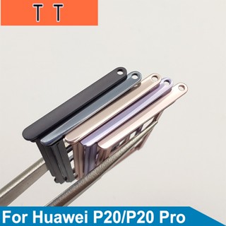  ถาดซิมการ์ดนาโน โลหะ แบบเปลี่ยน สําหรับ Huawei P20 P20 Pro MicroSD