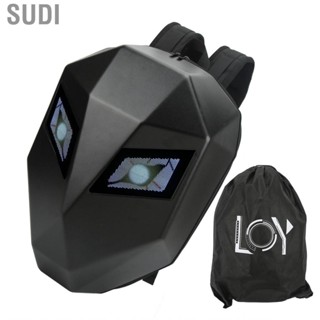 Sudi Hard  Backpack  DIY  Fashion  Screen Motorcycle Font Background Settings for Men Outdoor Cycling