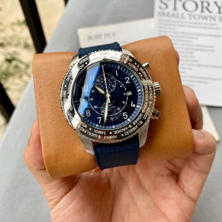 IWC-นาฬิกาข้อมือควอตซ์แฟชั่น สายแสตนเลส 304 เรืองแสง อเนกประสงค์ สําหรับผู้ชาย