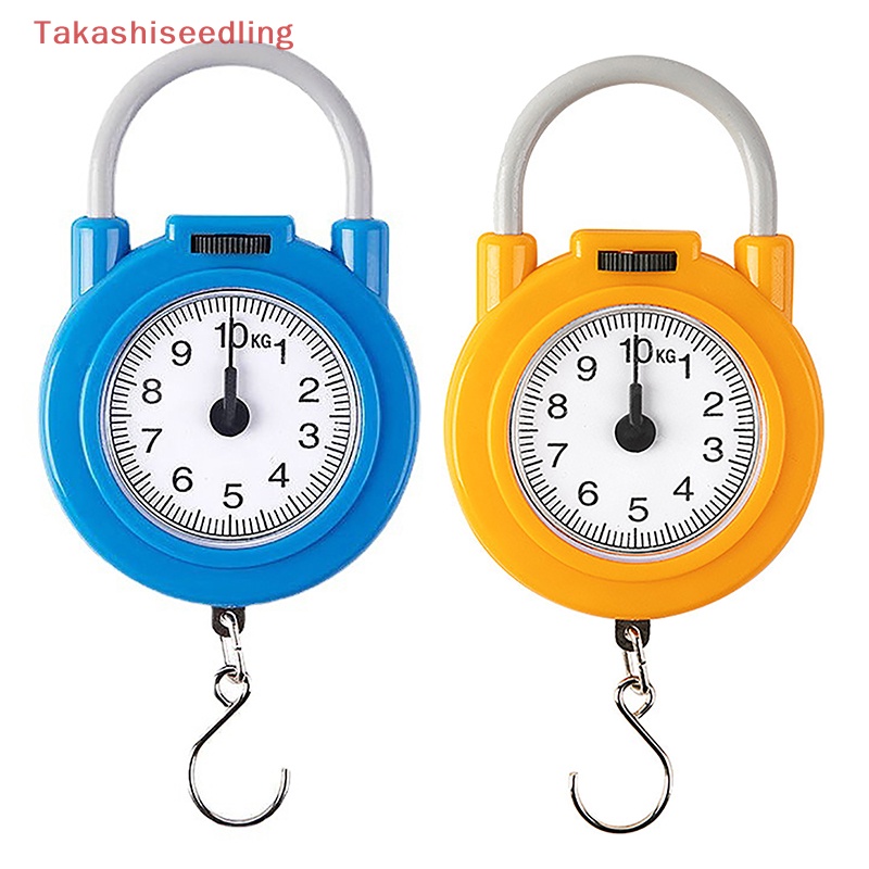 (Takashiseedling) เครื่องชั่งน้ําหนักดิจิทัล แบบแขวน ความแม่นยําสูง 10 กก. สําหรับชั่งกระเป๋าเดินทาง ปลา