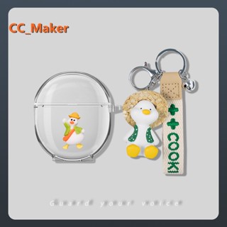 For OPPO Enco Air3 Pro Case Cute Silicone soft Case Cartoon Astronaut Keychain Pendant OPPO Enco R /Play Shockproof Case Bluetooth Earphone Shell Protective Case