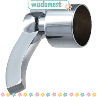 Wisdomest ก๊อกน้ําสเตนเลส สีเงิน 2 ชิ้น สําหรับท่อน้ําปิดวาล์วห้องน้ํา