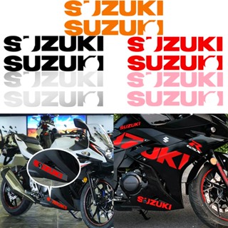 สติกเกอร์สะท้อนแสง ลายโลโก้ SUZUKI SUZUKI กันน้ํา สําหรับติดตกแต่งรถยนต์ รถจักรยานยนต์