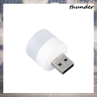 Thunder โคมไฟอ่านหนังสือ Led ทรงกลม ขนาดเล็ก แบบพกพา 5v เสียบ Usb สําหรับคอมพิวเตอร์ โทรศัพท์มือถือ