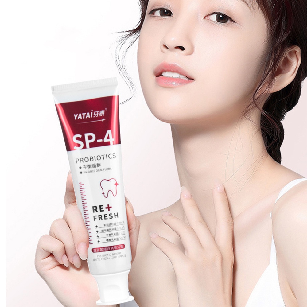 ฟอกสีฟัน pemutih gigi sp4 yatai ยาสีฟันโปรไบโอติก oralshark ยาสีฟันไวท์เทนนิ่งดั้งเดิม