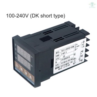 PID Digital Intelligent Temperature Controller REX-C100FK02-V*DN 0-400°C K Type Input SSR Output (100-240V DK short)