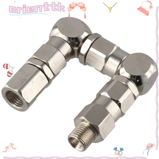 Orienttk ข้อต่อเพ้นท์สี สเตนเลส 1/4 นิ้ว (M) x 1/4 นิ้ว (F) 1/4 Z-Type, Z-Swivel อุปกรณ์เสริมปั๊มพ่นสเปรย์ทั่วไป