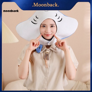 &lt;moonback&gt; หมวกคอสเพลย์ ลายการ์ตูนปลาน่ารัก เหมาะกับงานปาร์ตี้ฮาโลวีน สําหรับเด็ก และผู้ใหญ่