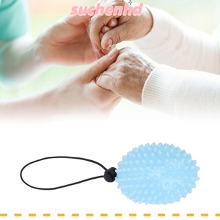 Suchenhd ลูกบอลบีบ TPR บรรเทาความเครียด สําหรับนวดนิ้วมือ แขน รักบี้