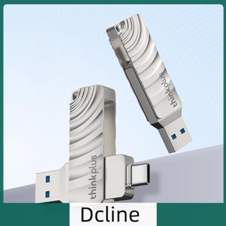 [Dcline.th] แฟลชไดรฟ์โลหะ 32G 64G 128G 256G Type-A+Type-C USB3.2 สําหรับคอมพิวเตอร์ แล็ปท็อป