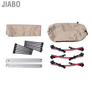 Jiabo Folding Camping Cot  Lever Locking Cots Easily Assemble Sturdy Stable Structure Oxford Cloth Aluminum Legs for Outdoor