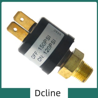 [Dcline.th] วาล์วสวิตช์ควบคุมแรงดันอากาศ 120-150 PSI สําหรับถังคอมเพรสเซอร์แตร 12V