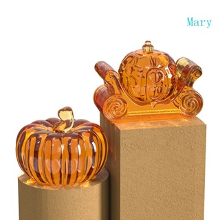 Mary แม่พิมพ์เรซิ่น อีพ็อกซี่ รูปฟักทองฮาโลวีน 3D สําหรับทําสบู่ งานฝีมือ DIY